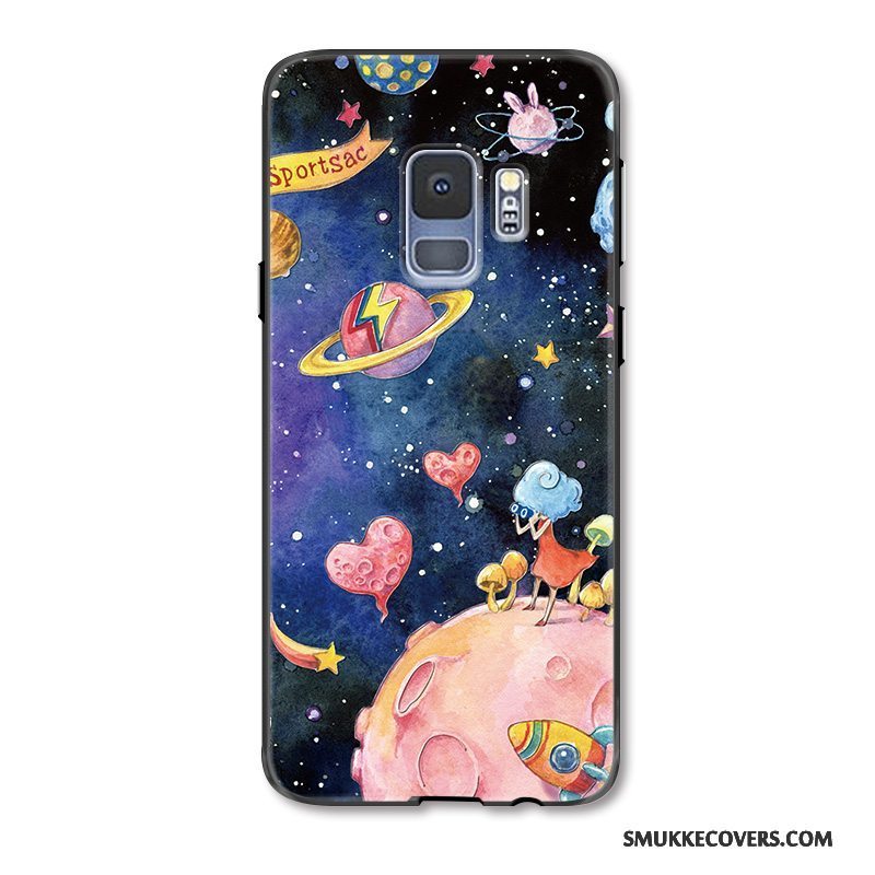 Etui Samsung Galaxy S9+ Cartoon Trend Ny, Cover Samsung Galaxy S9+ Farve Telefonfarverig