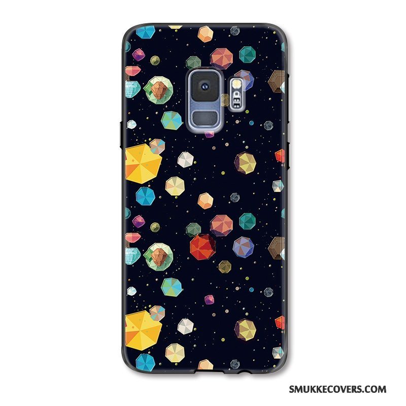 Etui Samsung Galaxy S9 Farve Anti-fald Telefon, Cover Samsung Galaxy S9 Mode Farverig Trend