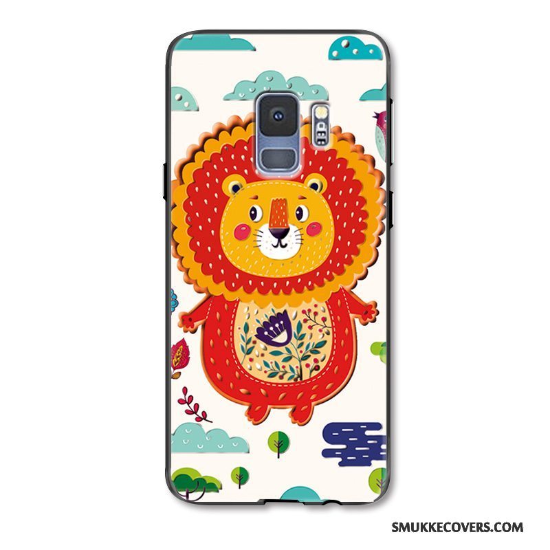 Etui Samsung Galaxy S9+ Farve Ny Nuttet, Cover Samsung Galaxy S9+ Cartoon Løve Elskeren