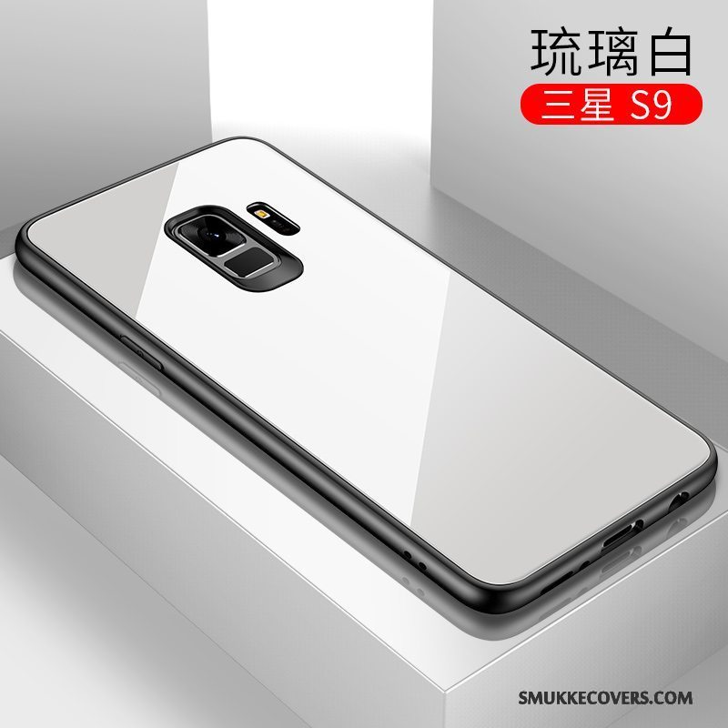 Etui Samsung Galaxy S9 Kreativ Glas Af Personlighed, Cover Samsung Galaxy S9 Silikone Trendy Rød