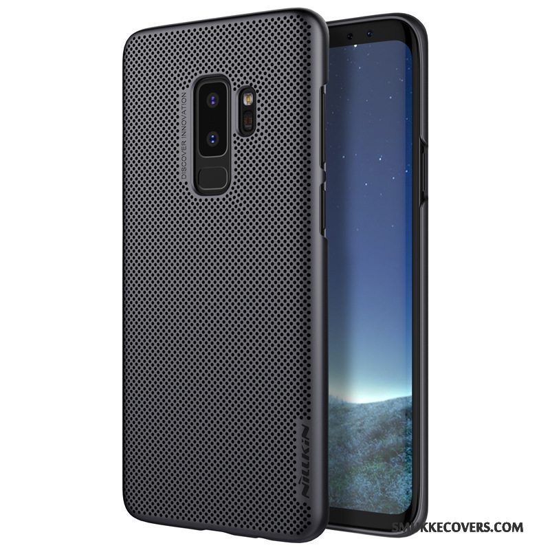 Etui Samsung Galaxy S9 Kreativ Nubuck Blå, Cover Samsung Galaxy S9 Beskyttelse Simple Telefon