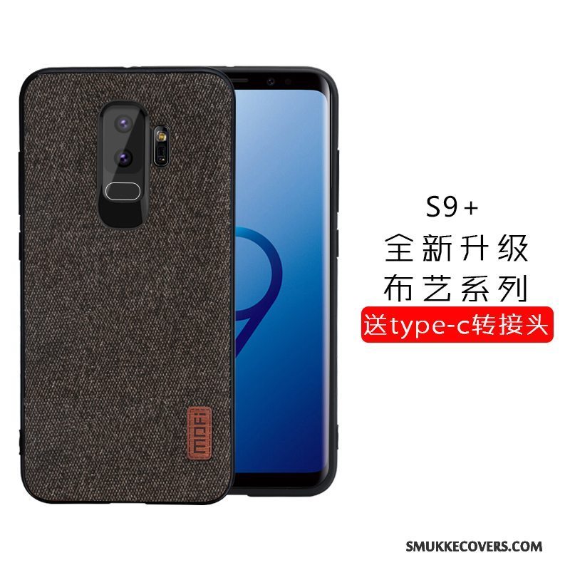 Etui Samsung Galaxy S9+ Kreativ Nubuck Hård, Cover Samsung Galaxy S9+ Tasker Telefonanti-fald