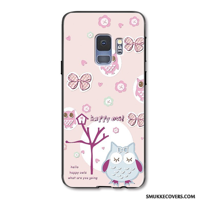 Etui Samsung Galaxy S9+ Kreativ Stor Kat, Cover Samsung Galaxy S9+ Mode Telefonhængende Ornamenter