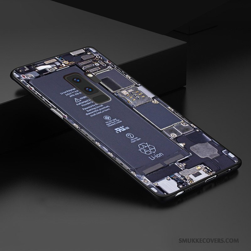 Etui Samsung Galaxy S9+ Kreativ Telefonnubuck, Cover Samsung Galaxy S9+ Relief Tredimensionale Gul
