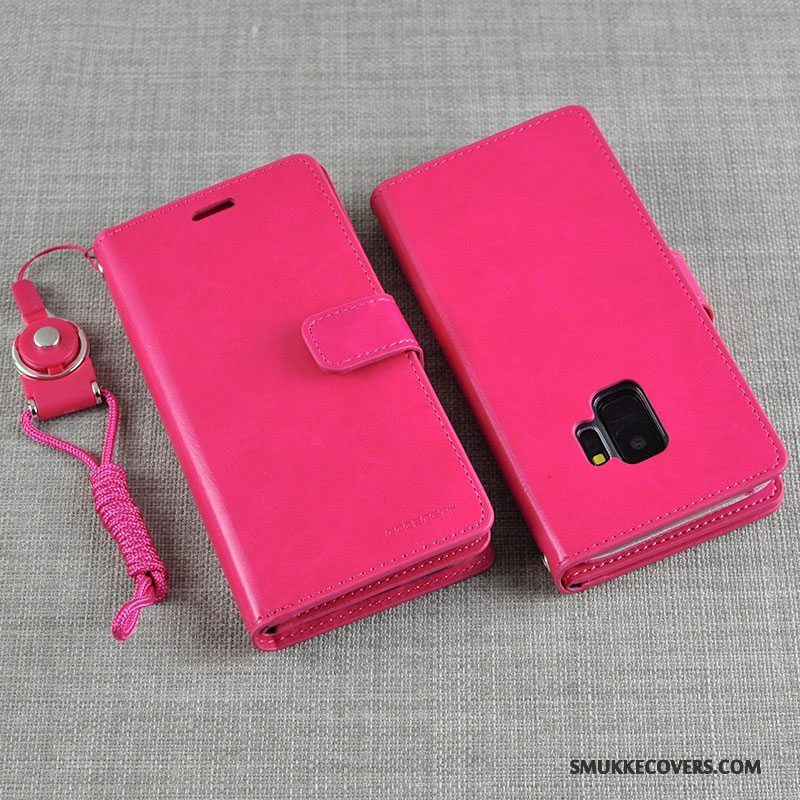 Etui Samsung Galaxy S9 Læder Lyse Telefon, Cover Samsung Galaxy S9 Folio Grøn