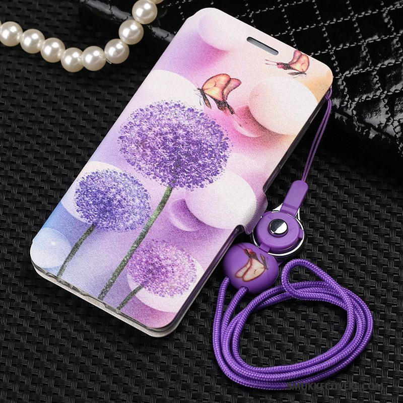 Etui Samsung Galaxy S9 Læder Lyserød Anti-fald, Cover Samsung Galaxy S9 Silikone Trend Af Personlighed