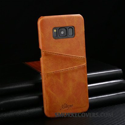 Etui Samsung Galaxy S9+ Læder Rød Anti-fald, Cover Samsung Galaxy S9+ Mode Bagdæksel