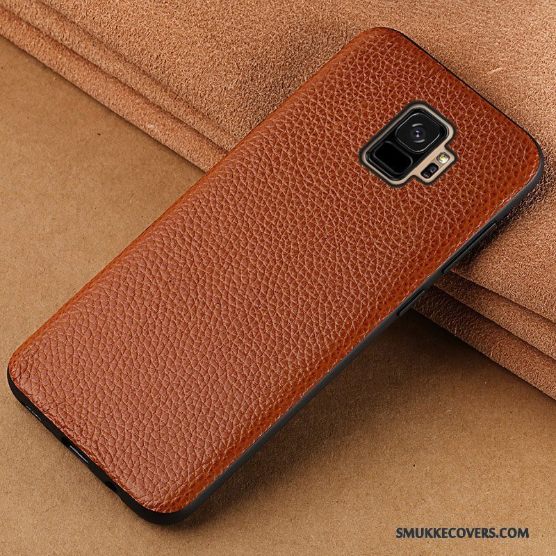 Etui Samsung Galaxy S9+ Læder Trendy Telefon, Cover Samsung Galaxy S9+ Kreativ Af Personlighed Rød