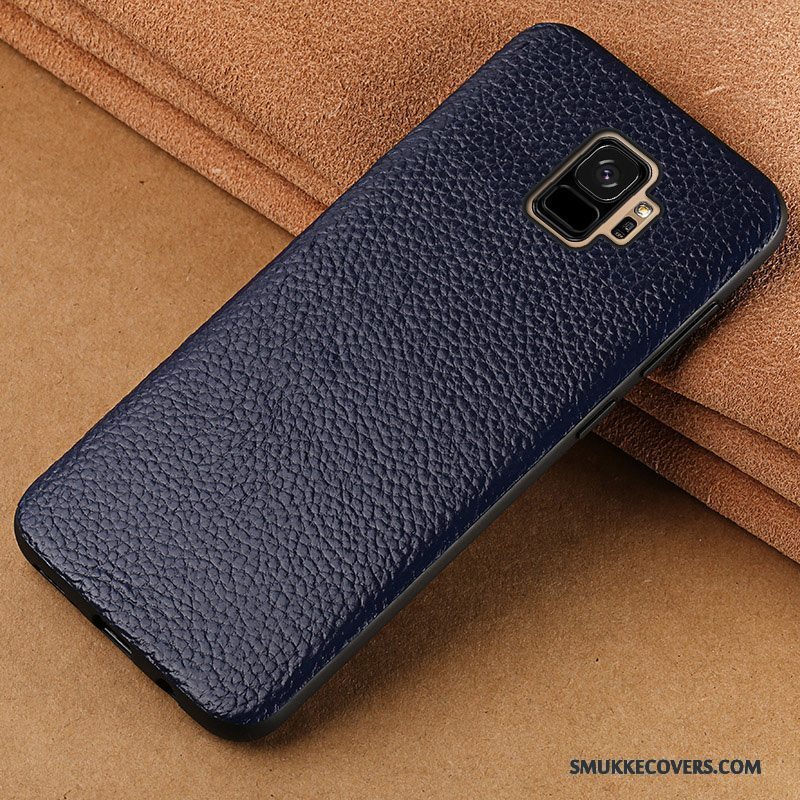 Etui Samsung Galaxy S9+ Læder Trendy Telefon, Cover Samsung Galaxy S9+ Kreativ Af Personlighed Rød