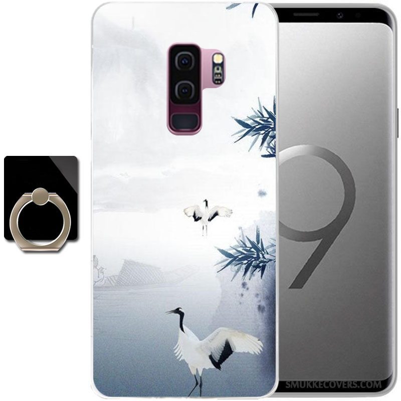 Etui Samsung Galaxy S9 Malet Anti-fald Telefon, Cover Samsung Galaxy S9 Beskyttelse Grøn