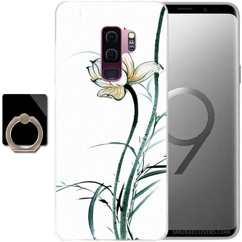 Etui Samsung Galaxy S9 Malet Anti-fald Telefon, Cover Samsung Galaxy S9 Beskyttelse Grøn