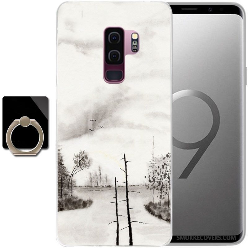 Etui Samsung Galaxy S9 Malet Anti-fald Telefon, Cover Samsung Galaxy S9 Beskyttelse Grøn