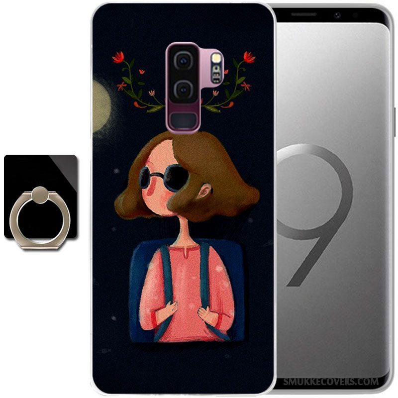 Etui Samsung Galaxy S9 Malet Anti-fald Telefon, Cover Samsung Galaxy S9 Beskyttelse Grøn