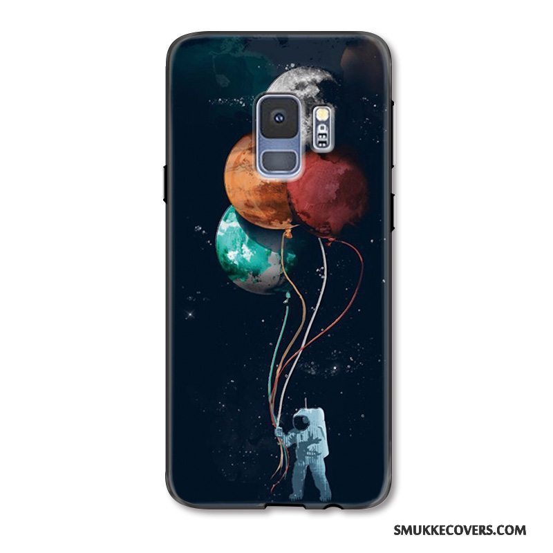 Etui Samsung Galaxy S9+ Malet Telefonsort, Cover Samsung Galaxy S9+ Beskyttelse Af Personlighed Stjerneklar