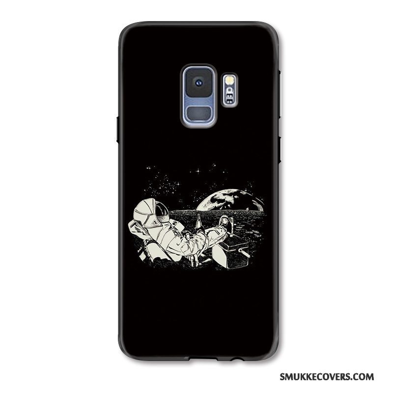 Etui Samsung Galaxy S9+ Malet Telefonsort, Cover Samsung Galaxy S9+ Beskyttelse Af Personlighed Stjerneklar