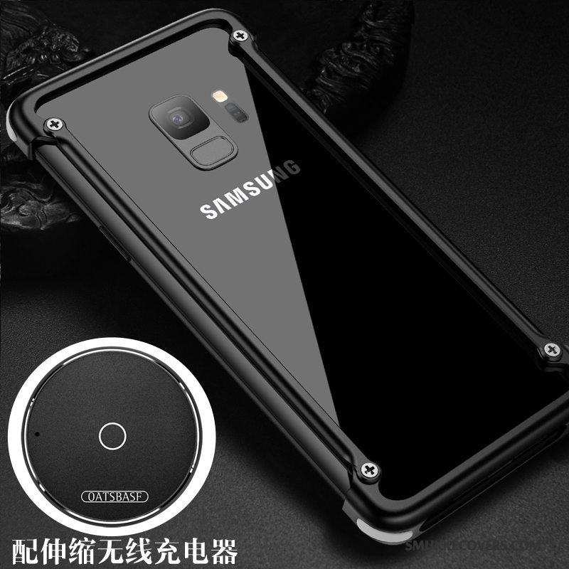 Etui Samsung Galaxy S9 Metal Af Personlighed Telefon, Cover Samsung Galaxy S9 Kreativ Trendy Ramme