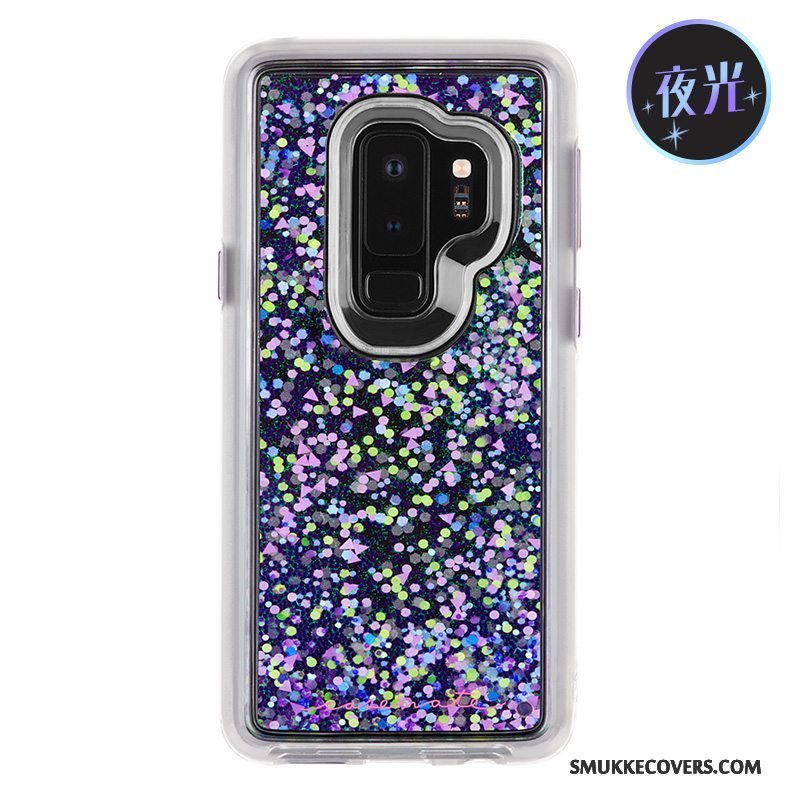 Etui Samsung Galaxy S9 Mode Rød Klud, Cover Samsung Galaxy S9 Beskyttelse Anti-fald Quicksand