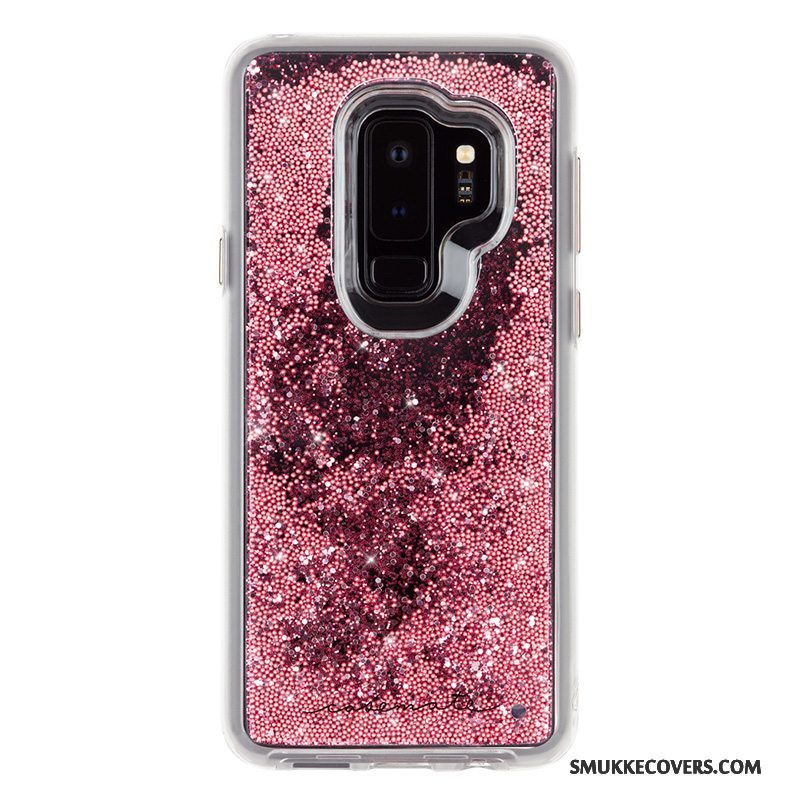 Etui Samsung Galaxy S9 Mode Rød Klud, Cover Samsung Galaxy S9 Beskyttelse Anti-fald Quicksand