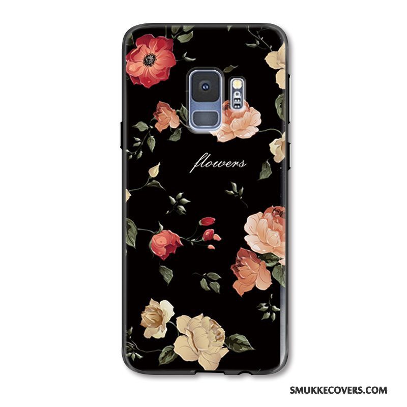Etui Samsung Galaxy S9 Relief Hængende Ornamenter Vind, Cover Samsung Galaxy S9 Beskyttelse Telefongrøn