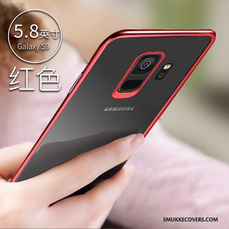 Etui Samsung Galaxy S9 Silikone Anti-fald Gennemsigtig, Cover Samsung Galaxy S9 Beskyttelse Telefontynd