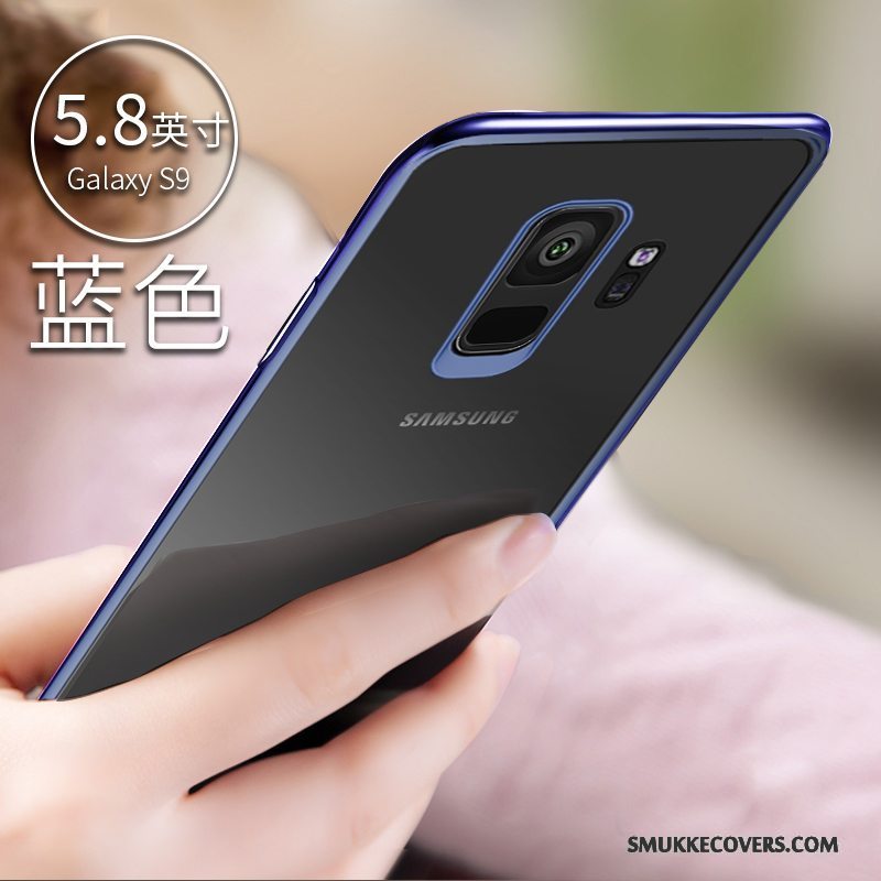 Etui Samsung Galaxy S9 Silikone Anti-fald Gennemsigtig, Cover Samsung Galaxy S9 Beskyttelse Telefontynd