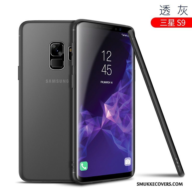 Etui Samsung Galaxy S9 Silikone Anti-fald Tynd, Cover Samsung Galaxy S9 Blød Nubuck Trend