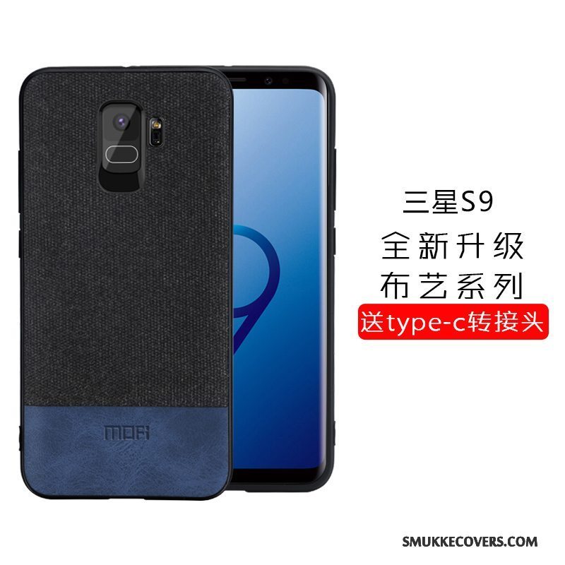 Etui Samsung Galaxy S9 Silikone Dyb Farve Grå, Cover Samsung Galaxy S9 Tasker Anti-fald Tynd