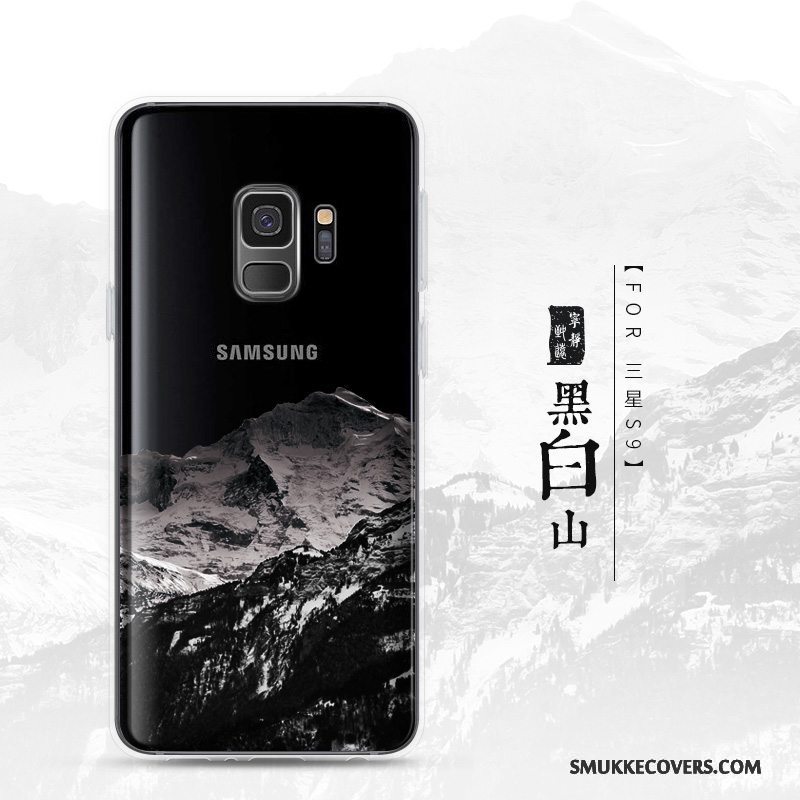 Etui Samsung Galaxy S9 Silikone Gennemsigtig Scenery, Cover Samsung Galaxy S9 Kreativ Anti-fald Telefon