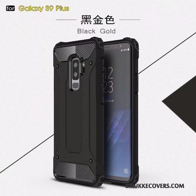 Etui Samsung Galaxy S9+ Silikone Tre Forsvar Telefon, Cover Samsung Galaxy S9+ Kreativ Tilbehør Af Personlighed