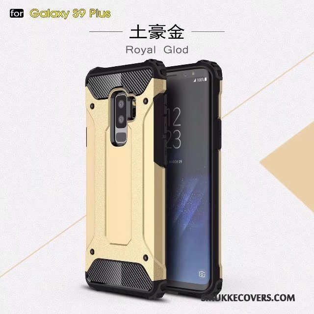 Etui Samsung Galaxy S9+ Silikone Tre Forsvar Telefon, Cover Samsung Galaxy S9+ Kreativ Tilbehør Af Personlighed