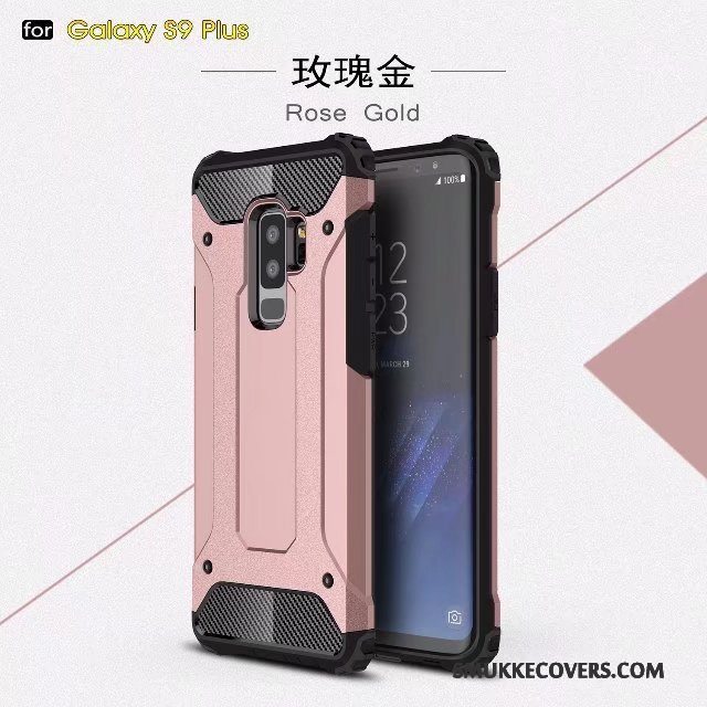 Etui Samsung Galaxy S9+ Silikone Tre Forsvar Telefon, Cover Samsung Galaxy S9+ Kreativ Tilbehør Af Personlighed