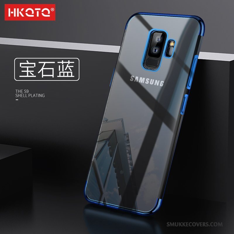 Etui Samsung Galaxy S9+ Tasker Anti-fald Gennemsigtig, Cover Samsung Galaxy S9+ Beskyttelse Telefontynd