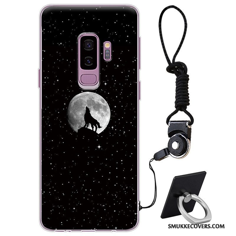 Etui Samsung Galaxy S9+ Tasker Anti-fald Rød, Cover Samsung Galaxy S9+ Blød Trend Simple