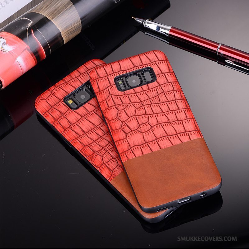 Etui Samsung Galaxy S9+ Tasker Anti-fald Trend, Cover Samsung Galaxy S9+ Læder Krokodille Telefon