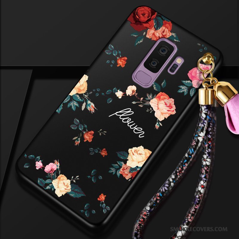 Etui Samsung Galaxy S9+ Tasker Anti-fald Trend, Cover Samsung Galaxy S9+ Silikone Telefonblomster