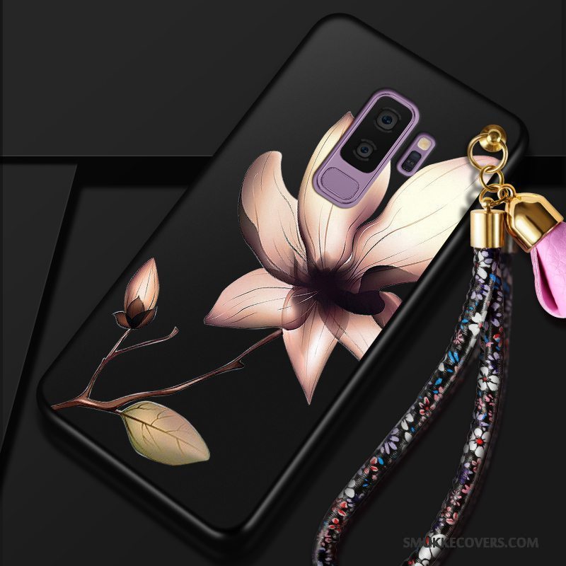 Etui Samsung Galaxy S9+ Tasker Anti-fald Trend, Cover Samsung Galaxy S9+ Silikone Telefonblomster