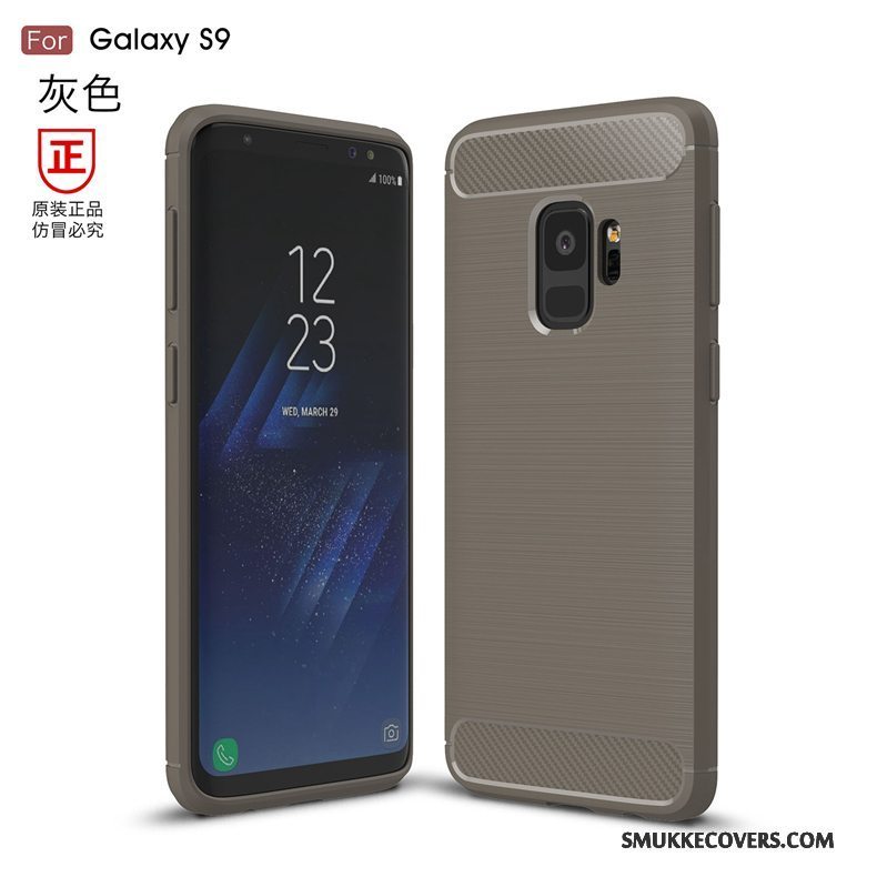 Etui Samsung Galaxy S9 Tasker Business Sort, Cover Samsung Galaxy S9 Blød Telefonanti-fald