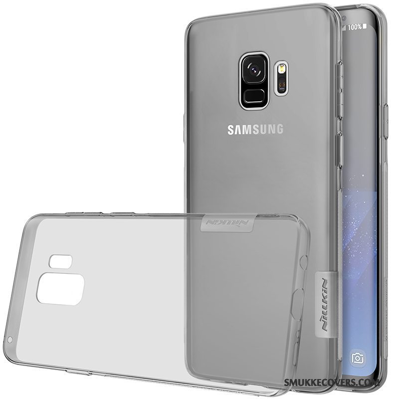 Etui Samsung Galaxy S9 Tasker Gennemsigtig Anti-fald, Cover Samsung Galaxy S9 Beskyttelse Guld
