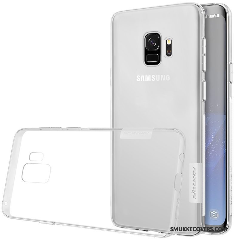 Etui Samsung Galaxy S9 Tasker Gennemsigtig Anti-fald, Cover Samsung Galaxy S9 Beskyttelse Guld