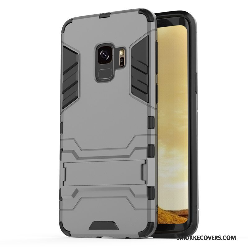 Etui Samsung Galaxy S9 Tasker Guld Telefon, Cover Samsung Galaxy S9 Blød Anti-fald