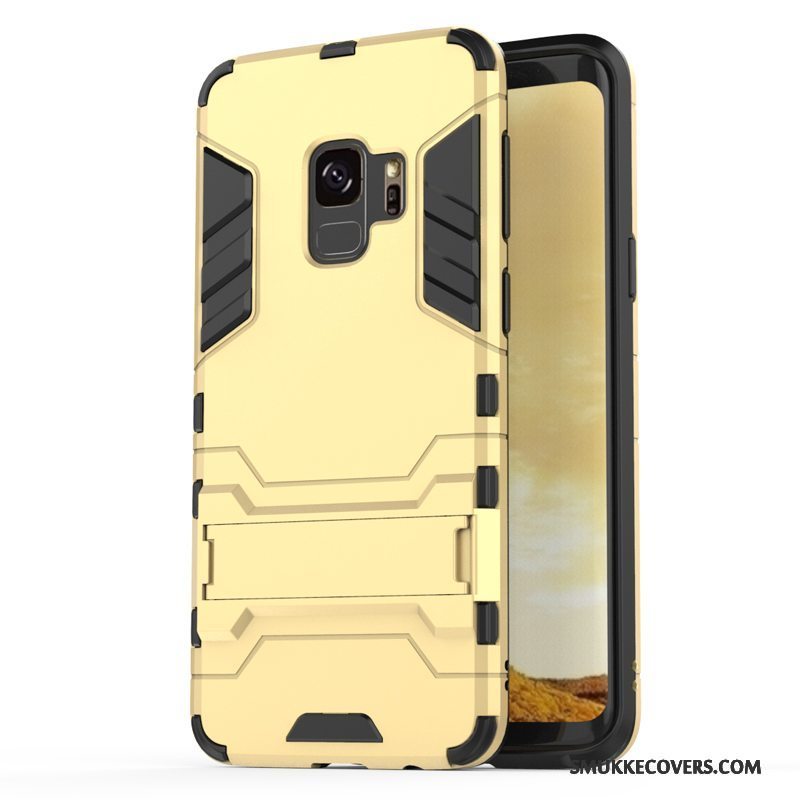 Etui Samsung Galaxy S9 Tasker Guld Telefon, Cover Samsung Galaxy S9 Blød Anti-fald