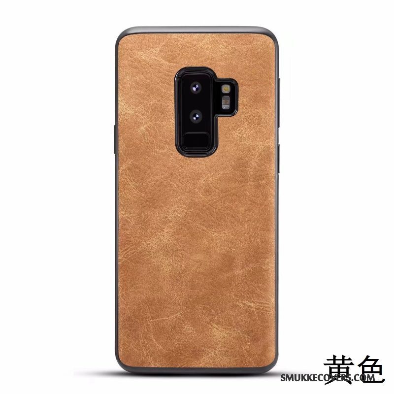 Etui Samsung Galaxy S9+ Tasker Mønster Ren, Cover Samsung Galaxy S9+ Vintage Blå