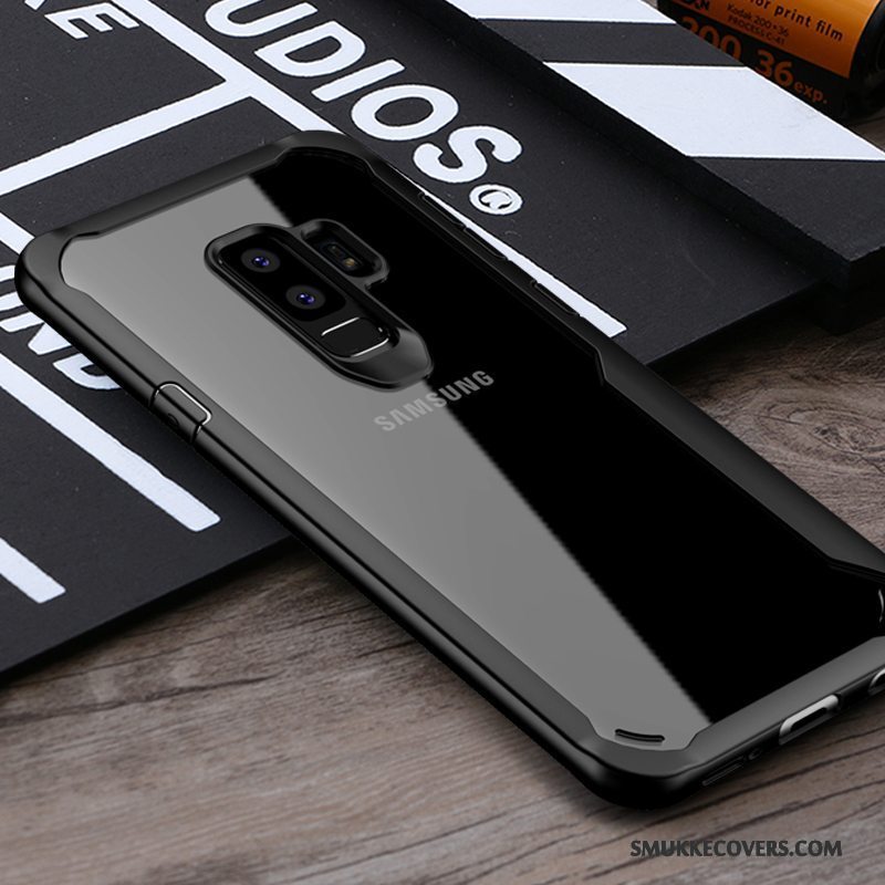 Etui Samsung Galaxy S9+ Tasker Ny Gennemsigtig, Cover Samsung Galaxy S9+ Silikone Anti-fald Rød
