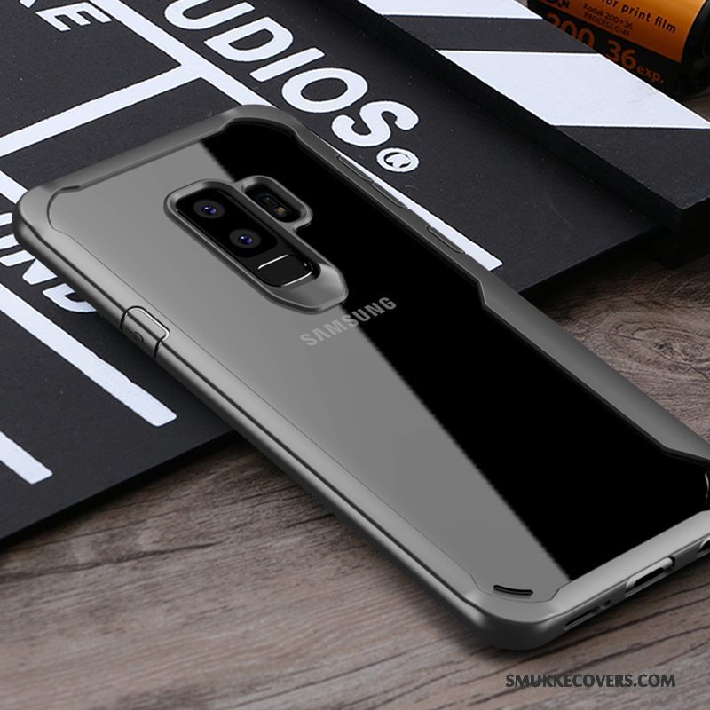 Etui Samsung Galaxy S9+ Tasker Ny Gennemsigtig, Cover Samsung Galaxy S9+ Silikone Anti-fald Rød