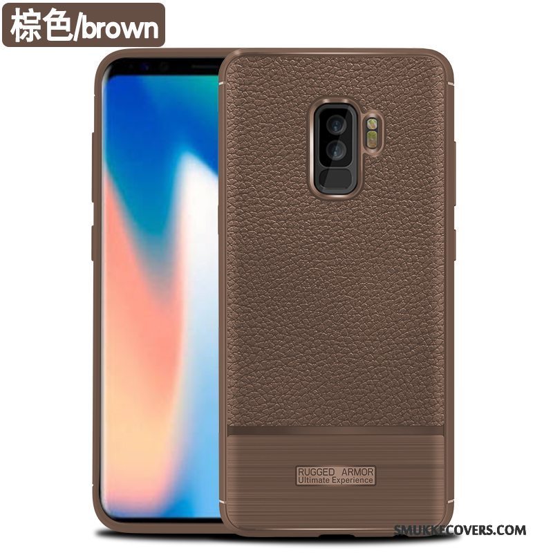 Etui Samsung Galaxy S9+ Tasker Rød Telefon, Cover Samsung Galaxy S9+ Beskyttelse Anti-fald