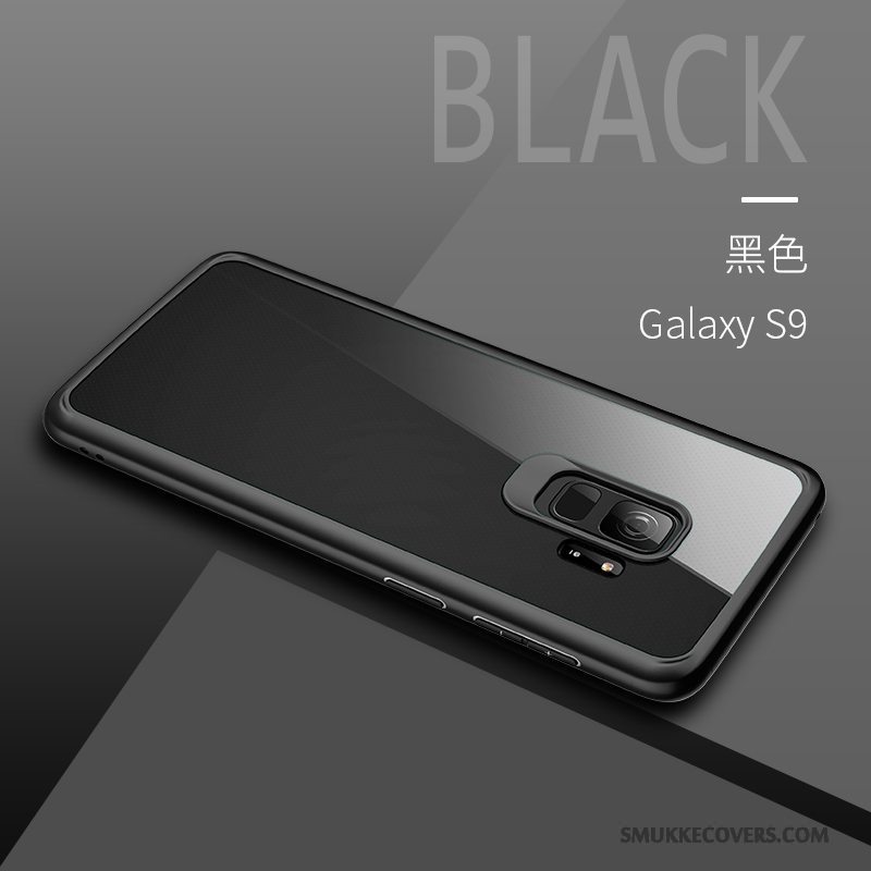 Etui Samsung Galaxy S9 Tasker Simple Anti-fald, Cover Samsung Galaxy S9 Silikone Gennemsigtig Sort
