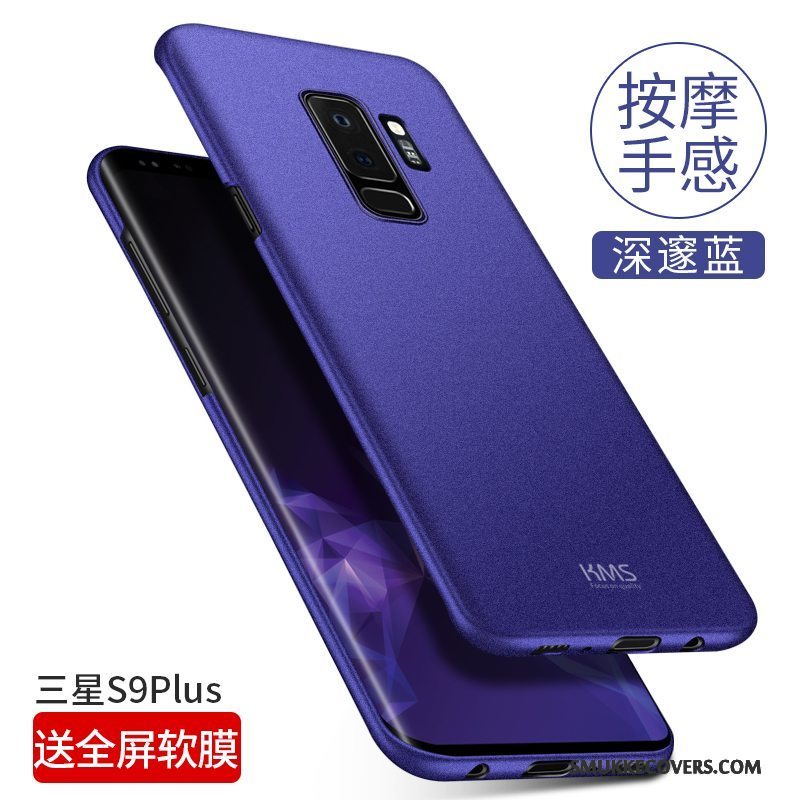 Etui Samsung Galaxy S9+ Tasker Sort Nubuck, Cover Samsung Galaxy S9+ Beskyttelse Hård Anti-fald