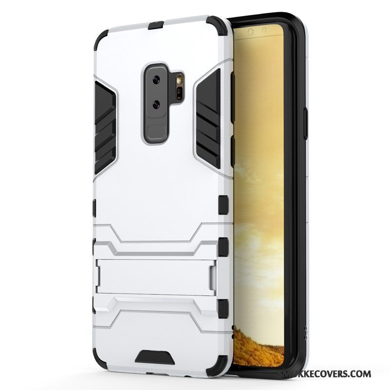 Etui Samsung Galaxy S9+ Tasker Sølv Anti-fald, Cover Samsung Galaxy S9+ Beskyttelse Telefon