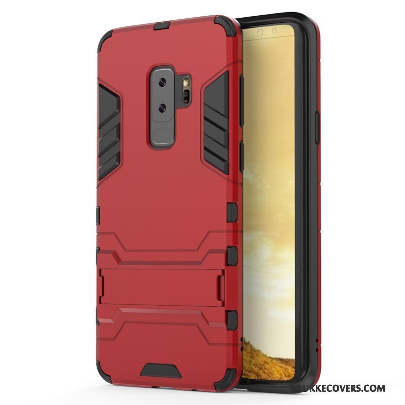 Etui Samsung Galaxy S9+ Tasker Sølv Anti-fald, Cover Samsung Galaxy S9+ Beskyttelse Telefon