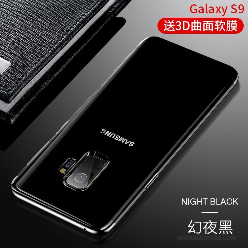 Etui Samsung Galaxy S9 Tasker Trend Blå, Cover Samsung Galaxy S9 Silikone Telefongennemsigtig